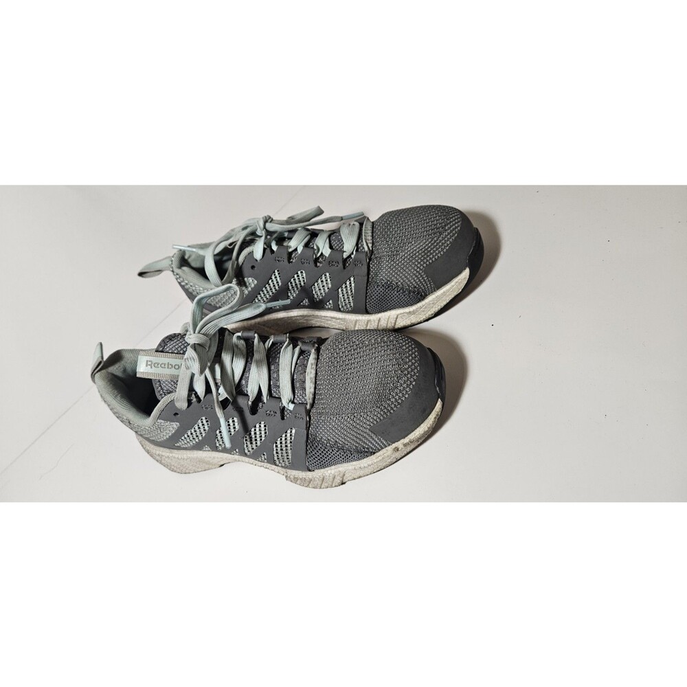 Reebok Work Fusion Flexweave Grey/Light Blue/Mint Size 6M RB316
